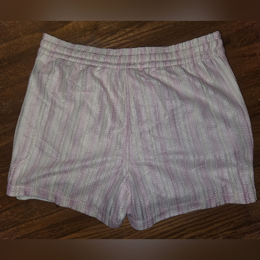 NWT Set Of Pink & White Crochet Resort Button-up Top(XXL) & Shorts(L) - Picture 15 of 16
